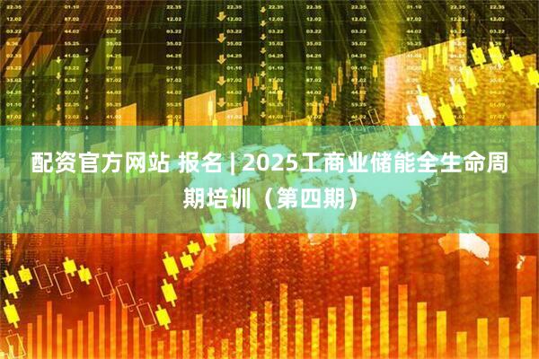 配资官方网站 报名 | 2025工商业储能全生命周期培训（第四期）